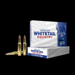 Nosler Whitetail Country 7mm-08 Remington Ammo 140gr Solid Base Ammo 20 Rounds ler Whitetail Country 7mm-08 Remington 140gr Solid Base 20 Rounds Ammo