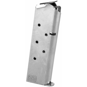 Brown 1911 .45 ACP 7-Round Stainless Steel Magazine Ammo