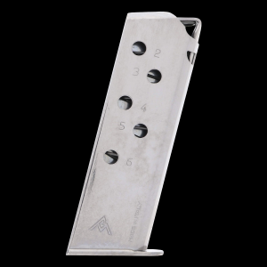 -Gar Walther PPK .380 ACP 6-Round Nickel Magazine Ammo