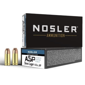 ler ASP 9mm 147gr JHP 50 Rounds Ammo