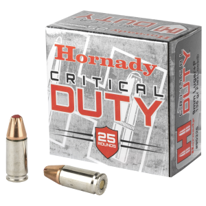 nady Critical Duty 9mm P 135gr FlexLock Duty 25 Rounds Ammo