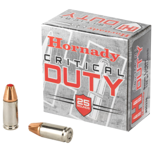 nady Critical Duty 9mm 135gr FlexLock Duty 25 Rounds Ammo