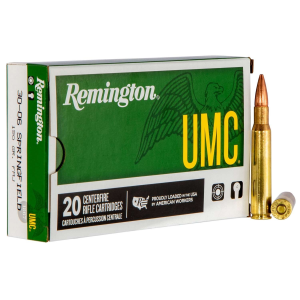 ington UMC .30-06 Springfield 150gr FMJ 20-Round Box Ammo