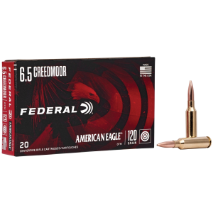 Federal American Eagle 6.5 Creedmoor Ammo 120gr OTM 20 Rounds eral American Eagle 6.5 Creedmoor 120gr OTM 20 Rounds Ammo