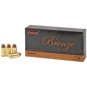 PMC Bronze .45 ACP Ammo 185gr JHP 50 Rounds Bronze .45 ACP 185gr JHP 50 Rounds Ammo