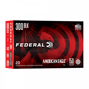 Federal American Eagle Rifle .300 Blackout Ammo 150gr FMJBT 20 Rounds