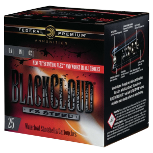 eral Premium Black Cloud FS Steel 20 Gauge 3inch 1oz #1 25-Round Box Ammo