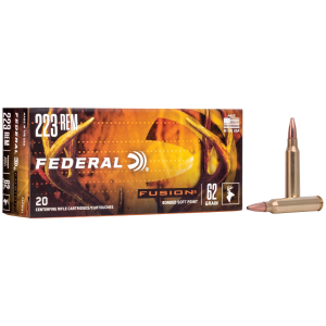 eral Fusion .223 Remington 62gr SP 20 Rounds Ammo