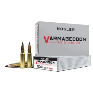 Nosler Varmageddon 7.62x39mm Ammo 123gr FB Tipped 20 Rounds ler Varmageddon 7.62x39mm 123gr FB Tipped 20 Rounds Ammo