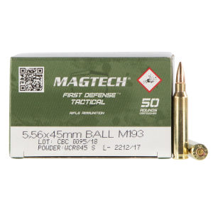 tech Tactical 5.56x45MM NATO 55gr FMJ 50-Rounds Ammo