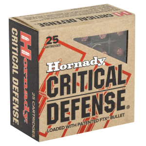 nady Critical Defense .380 ACP 90gr FTX 25 Rounds Ammo