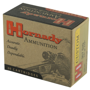 Hornady Custom .357 SIG Ammo 147gr XTP 20 Rounds nady Custom .357 SIG 147gr XTP 20 Rounds Ammo