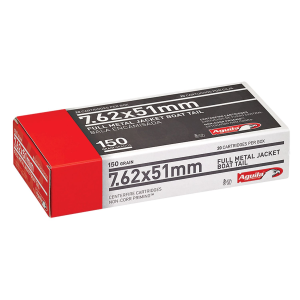 Aguila 7.62x51MM Ammo 150gr FMJBT 20 Rounds ila 7.62x51MM 150gr FMJBT 20 Rounds Ammo