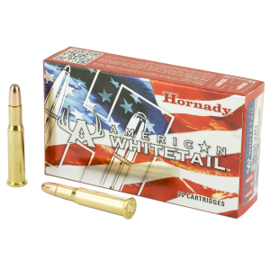 Hornady American Whitetail .30-30 Winchester Ammo 150gr Interlock RN 20 Rounds nady American Whitetail .30-30 Winchester 150gr Interlock RN 20 Rounds Ammo