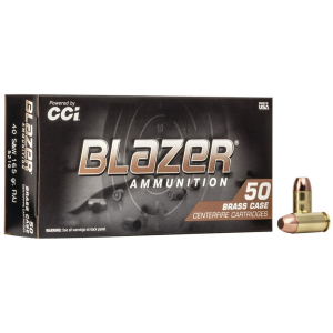  Blazer .40 S&W 165gr FMJ 50 Rounds Ammo