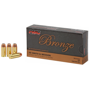  Bronze .40 S&W 165gr JHP 50 Rounds Ammo
