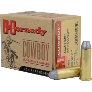 Hornady Custom 44-40 Winchester Ammo 205gr Cowboy 20 Rounds nady Custom 44-40 Winchester 205gr Cowboy 20 Rounds Ammo