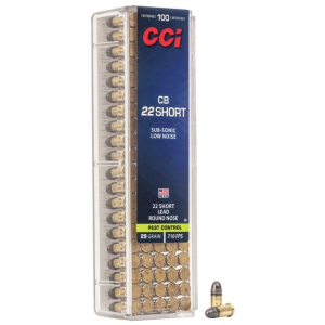 CCI CB .22 Short Ammo 29gr LRN 100 Rounds