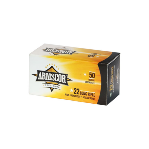 Armscor .22LR Ammo 36gr HVHP 50 Rounds