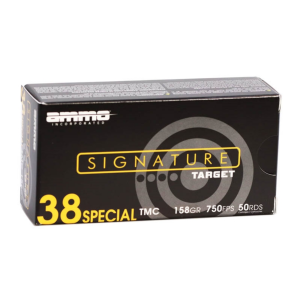 o Inc Signature Target .38 Special 158gr TMC 50 Rounds Ammo