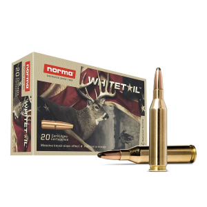 Norma Whitetail .243 Winchester Ammo 100gr SP 20 Rounds ma Whitetail .243 Winchester 100gr SP 20 Rounds Ammo