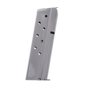 Metalform Standard 1911 Government .40 S&W Stainless Steel 8-Round Magazine w/ Welded Base Plate / Flat Follower - Metalform