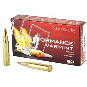 Hornady Superformance .223 Remington Ammo 53gr V-Max 20 Rounds