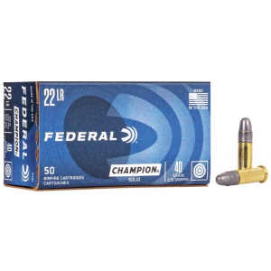 Federal Champion Training .22LR Ammo 40gr LRN 50 Rounds
