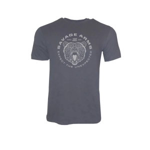 Savage Arms Bear T-Shirt - Gray - S
