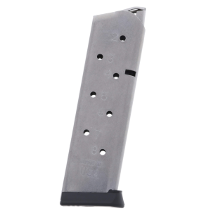 alform Pro Series 1911 .45 ACP 8-Round Stainless Steel Magazine Ammo