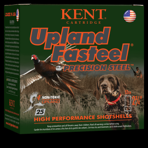 Kent Cartridge Upland Fasteel 2.75" 12 Gauge Ammo #5 Shot 1 1/8oz 25 Shells