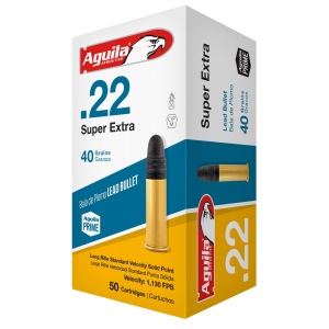Aguila .22LR Ammo 40gr SP 50 Rounds