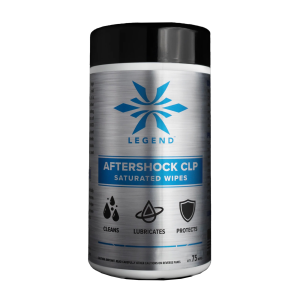 Legend Outdoor Gear Aftershock Saturated Cleaning Wipes 75-Pack - Legend Outdoor Gear