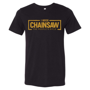 Noveske Chainsaw Stencil T-shirt - Black - Medium