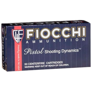 Fiocchi Training Dynamics .380 ACP Ammo 95gr FMJ 50 Rounds cchi Training Dynamics .380 ACP 95gr FMJ 50 Rounds Ammo