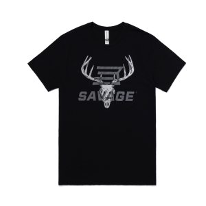 Savage Arms Antlers T-Shirt - Black - M