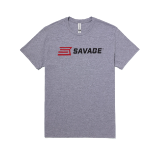 Savage Arms Heather Grey Logo T-Shirt - Gray - XL