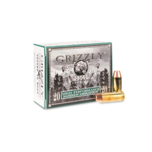 Grizzly Cartridge Company 10mm Auto Ammo 200gr FMJ 20 Rounds zzly Cartridge Company 10mm Auto 200gr FMJ 20 Rounds Ammo