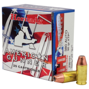 nady American Gunner .380 ACP 90gr XTP Hollow Point 25 Rounds Ammo