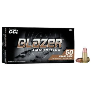 CCI Blazer Brass 9mm Ammo 147gr FMJ 50 Rounds Blazer Brass 9mm 147gr FMJ 50 Rounds Ammo