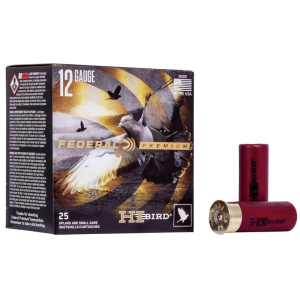 eral Premium Hi-Bird 12 Gauge 2.75 #7.5 1 1/4oz 25 Rounds Ammo