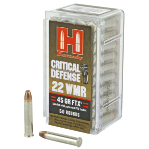 nady Critical Defense .22 WMR 45gr FTX 50 Rounds Ammo