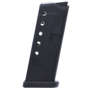 Mag .380 ACP 6-Round Black Polymer Magazine For Glock 42 Pistols Ammo