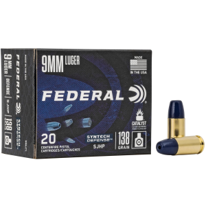 eral Syntech Defense 9mm Luger 138gr SHP 20 Rounds Ammo