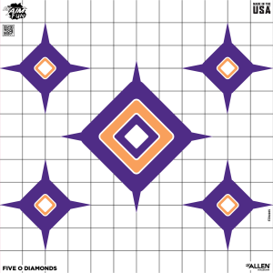 Allen EZ Aim Dialing in More Fun 12"x12" Paper Targets 9-Pack - Assorted Colors
