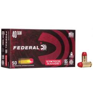 Federal Syntech .40 S&W Ammo 165gr TSJFN 50 Rounds