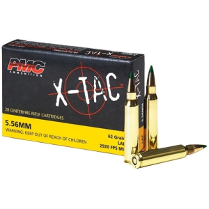  X-Tac 5.56x45MM 62gr Green Tip LAP 20 Rounds Ammo