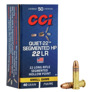  Quiet-22 .22LR 40gr SHP 50 Rounds Ammo