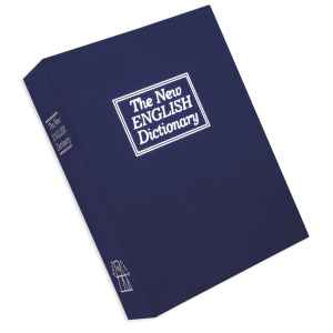 Bulldog Cases Diversion Pistol Vault Safe 10.5"x7.75"x2.75" Book With Combination Lock - Blue