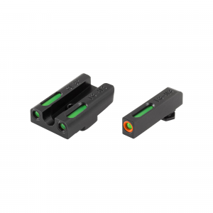 Truglo Brite Site TFX Pro Tritium / Fiber Optic Sights for Glock 42 / 43 Pistols